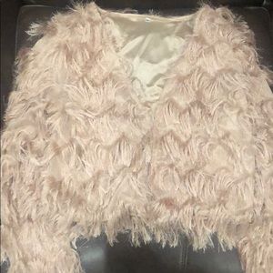 Rose Gold Fringe Top